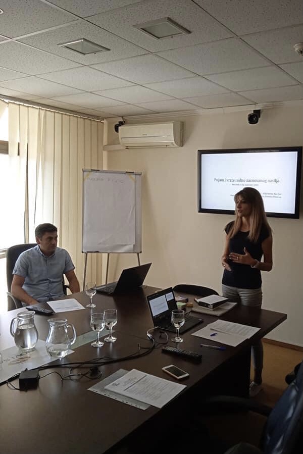 A coordinator of the SOS service …IZ KRUGA – VOJVODINA completed the training for trainers