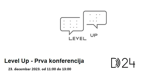 Prijavite se na 1. konferenciju-vebinar Level Up programa