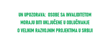 Izveštaj UN: ekonomski razvoj ne sme biti na štetu ljudskih prava osoba sa invaliditetom